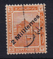 Egypt: 1915   Pictorial - Surcharge  SG83    2m On 3m      Used - 1915-1921 Protettorato Britannico