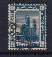 Egypt: 1921/22   Pictorial  SG91    10m   Dull Blue   Used - 1915-1921 Brits Protectoraat