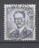COB 1071 Oblitération Centrale ANTWERPEN 20 - 1953-1972 Brillen