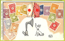 Ae9885 - JAPAN  -  VINTAGE  POSTCARD - STAMPS ON POSTCARD - ZIEHER - Ethiopie