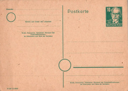 H0023 - Ganzsache August Bebel - Postkaarten - Ongebruikt