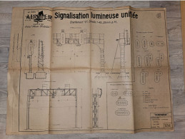 Plan N°10.700 Signalisation Lumineuse Unifiée - échelle 1/43 - Andere Pläne