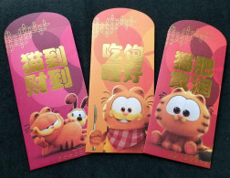 Malaysia GSC Cinema Movie Garfield 2024 Cartoon Animation Cat Chinese New Year Angpao (money Packet) - Nouvel An