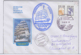 Russia Schoner Sedow "80. Jahrestag"" Ca Murmansk 14.02.2001 (OR152C) - Navires & Brise-glace