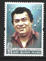 SRI LANKA. N°2019 De 2016. Chanteur. - Chanteurs