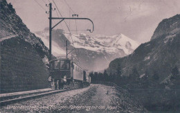 Frütigen Kandersteg, Lötschbergbahn, Train Electrique, Chemin De Fer (24.8.1913) - Kandersteg