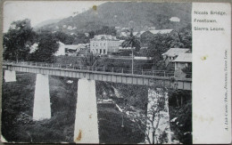 AFRICA SIERRA LEONE NICOLS BRIDGE POSTCARD POSTKARTE ANSICHTSKARTE CARTE POSTALE CARTOLINA CARD - Nigeria