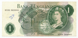 GREAT BRITAIN - 1 Pound ND (1966-70) P374e (GB022) - 1 Pond