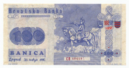 CROATIA, HRVATSKA - 100 Banica Proposal Propaganda Banknote 1991. UNC. (C025) - Croatie