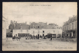 72 LA SUZE - La Place De La République - Cachet Militaire Au Verso - La Suze Sur Sarthe