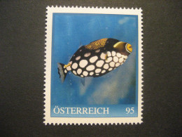 Österreich 2024- Edition 1 Serie: Fische, Leopard-Drückerfisch ** Ungebraucht - Timbres Personnalisés