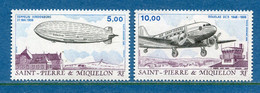 Saint Pierre Et Miquelon - Poste Aérienne - YT PA N° 66 Et 67 ** - Neuf Sans Charnière - 1988 - Nuevos