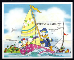 Caicos Islands 1984 Easter - Walt Disney Characters MS MNH (SG MS54) - Turks And Caicos