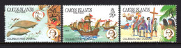 Caicos Islands 1984 492nd Anniversary Of Columbus' First Landfall Set MNH (SG 58-60) - Turks And Caicos