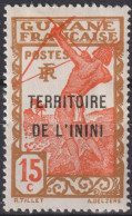 1932 Frankreich- Inini  *F Mi:FR-INI 5, Sn:FR-INI 7, Yt:FR-INI 6, Native Firing Arrow, Guyane Overprint Inini (I) - Gebruikt