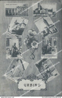 Ce194 Cartolina Urbino Citta' 8 Vedutine 1910 Marche - Rovigo