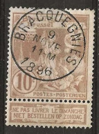 10c Brun Clair Obl BRACQUEGNIES /1896 - 1894-1896 Expositions