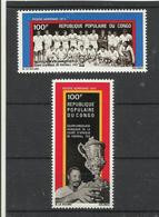 Foot Ball Soccer * Congo A143/44 Coupe Afrique 1972 - Coupe D'Afrique Des Nations