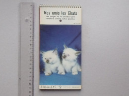 CALENDRIER 1970: Thème LES CHATONS Chaque Mois Est Utilisable En Carte Postale - CHAT  Ed. LYS Belgique Prod. W. DISNEY - Big : 1961-70