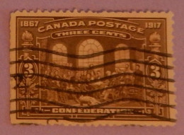 CANADA YT 107 OBLITERE "CONFERENCE DU QUEBEC" ANNÉE 1917 - Oblitérés