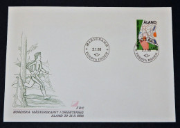 Åland FDC 1986 Nordic Orienteering Championship, MiNo 15 - Sport, Compass - Aland