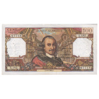 France, 100 Francs, Corneille, 1966, L.185, TTB, Fayette:65.14, KM:149b - 100 F 1964-1979 ''Corneille''