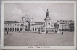 PORTUGAL LISBOA COMMERCE SQUARE PRACA COMERCIO ANSICHTSKARTE POSTCARD CARTE POSTALE POSTKARTE BILHETE POSTAL CARTOLINA - Braga