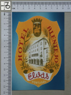 PORTUGAL  - HOTEL ALENTEJO - ELVAS - 2 SCANS  - (Nº58023) - Portalegre