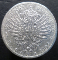 Regno D'Italia - 1 Lira 1905 - Aquila Sabauda - Gig. 129 (R2) - KM# 32 - 1900-1946 : Victor Emmanuel III & Umberto II