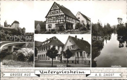 41811510 Untergriesheim Jagstpartie Schloss Fachwerkhaus Schulhaus Untergrieshei - Bad Friedrichshall