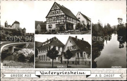 41811506 Untergriesheim Jagstpartie Schloss Heuchlingen Schulhaus Fachwerkhaus U - Bad Friedrichshall