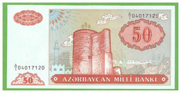 AZERBAIJAN 50 MANAT 1993  P-17a  UNC - Azerbaigian