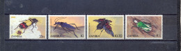 ZAMBIA - MNH - INSECTS -  MI.NO.349/52 - CV = 2,5 € - Zambie (1965-...)