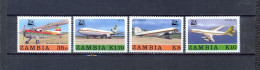 ZAMBIA - MNH - AIRPLANES -  MI.NO.425/8 - CV = 18 € - Zambie (1965-...)