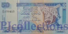 SRI LANKA 50 RUPEES 1995 PICK 110a UNC - Sri Lanka