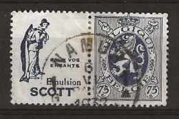 75c Bleu Emultion Scott  Enfants Obl NAMUR /1932 - Usati