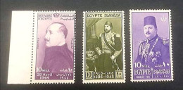 Egypt 1945 , Stamps Of The Egyptian 3 Kings ، Gum .. MNH - Nuovi