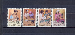 ZAMBIA - MNH - BREASTFEEDING CAMPAIGN -  MI.NO.448/451 - CV = 7,5 € - Zambie (1965-...)