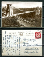 K20127)Ansichtskarte: Clifton, Suspension Bridge, Gelaufen 1954 - Bristol