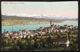 THALWIL UND DIE ALPEN - CARTOLINA FP NON SPEDITA - Thal