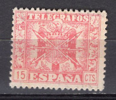 T0398 - ESPANA ESPAGNE TELEGRAPHE Yv N°90 * - Telegramas