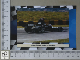 POSTCARD  - JEAN PIERRE JARIER - FORMULA 1 - 2 SCANS  - (Nº58078) - Grand Prix / F1