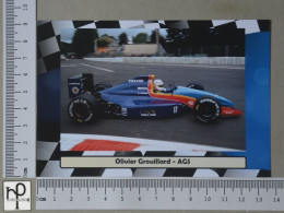 POSTCARD  - OLIVIER GROUILLARD - FORMULA 1 - 2 SCANS  - (Nº58079) - Grand Prix / F1