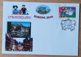 FDC 2010 - YT N°4445 - EUROPA / LES LIVRES POUR ENFANTS - STRASBOURG - 2010-2019