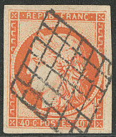 No 5a, Orange Vif. - TB - 1849-1850 Cérès