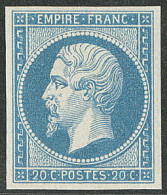 ** No 14B, Bleu Type II, Très Frais. - TB - 1853-1860 Napoleon III