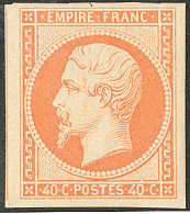 * No 16, Orange, Un Voisin, Jolie Pièce. - TB. - R - 1853-1860 Napoleone III