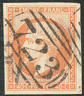 Southampton. No 16, Orange, Obl Gc Anglais "723". - TB - 1853-1860 Napoléon III.
