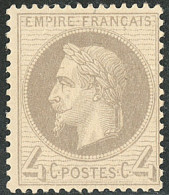 ** No 27B, Gris, Très Frais. - TB - 1863-1870 Napoléon III Lauré