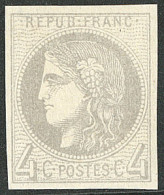 ** No 41B, Gris, Rep. II, Très Frais. - TB - 1870 Emission De Bordeaux